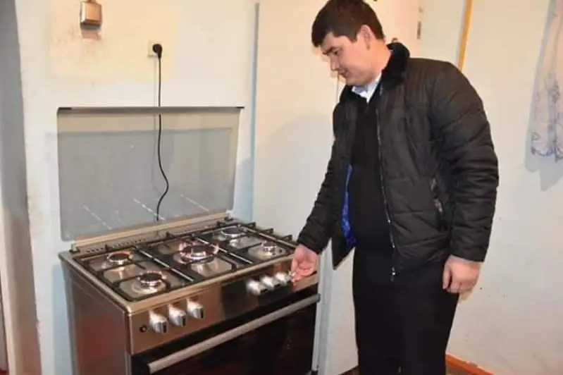 Jetisaı aýdanynda eki aýyldyń turǵyndary kógildir otynǵa qol jetkizdi