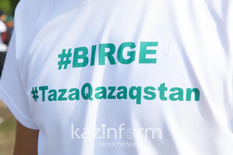 #Birge #TazaQazaqstan: Tarazda 61,8 shaqyrym jaǵajaıdan 258 tonna qoqys shyǵaryldy