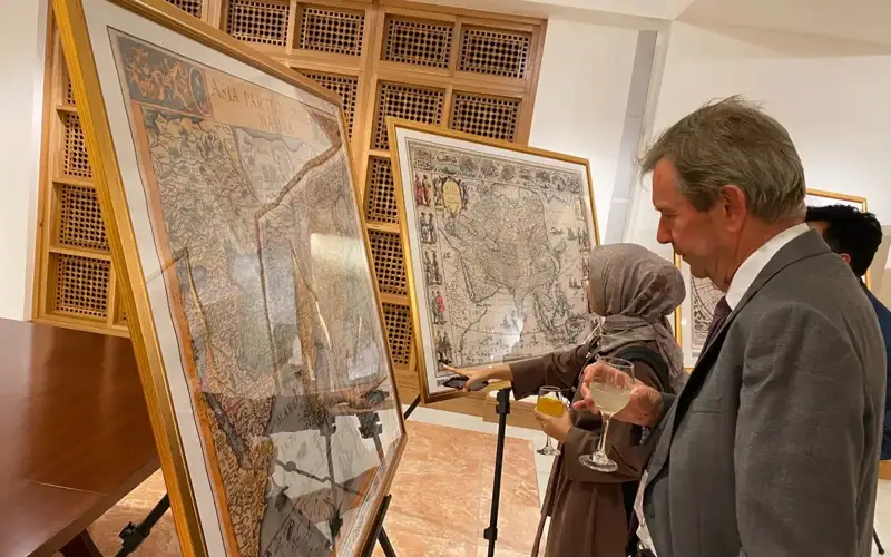 European and American maps of the Kazakh state of XVI-XIX centuries displayed in Oxford