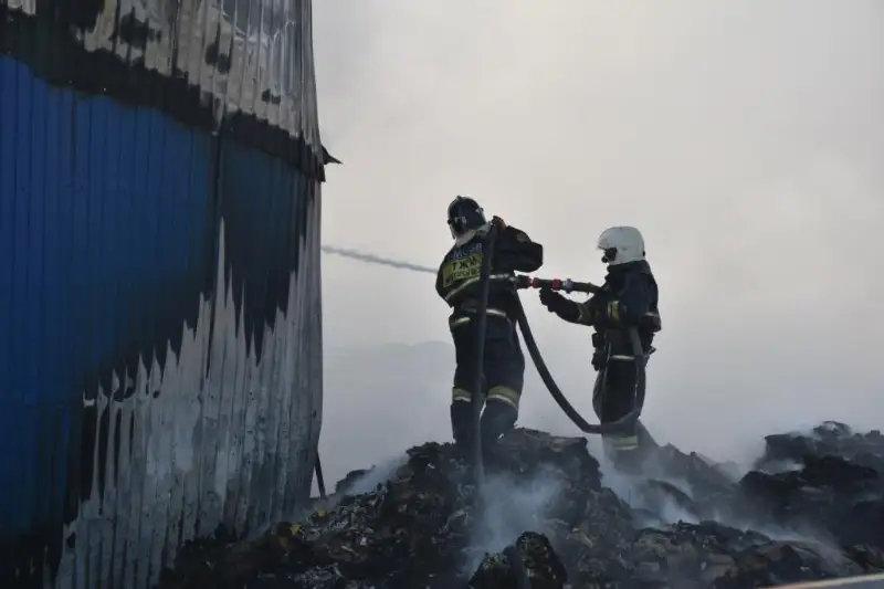 СҚО-да құс фабрикасында шыққан өртті сөндіруге шамамен 60 адам тартылды