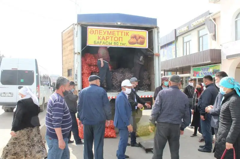 #Bizbirgemiz:Túrkistan oblysynda azyq-túlik baǵasy turaqtala bastady