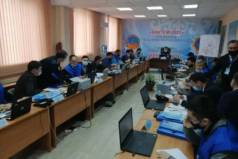 «Kóktem-2021» respýblıkalyq komandalyq-shtabtyq oqý-jattyǵýy ótýde