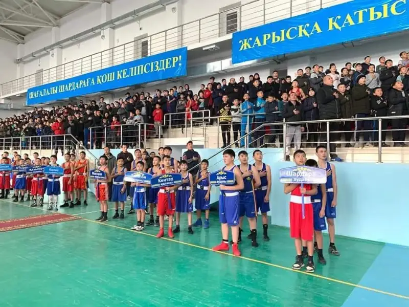 Shardarada  bokstan oblys chempıonatynyń ashylý saltanaty ótti