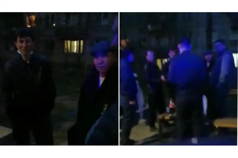 Almatyda bir top mas adam polıtsııaǵa shabýyl jasady