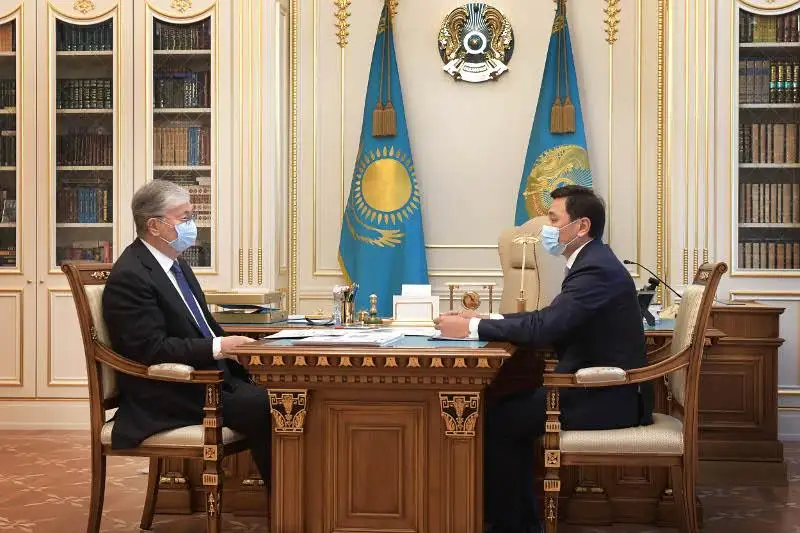 Мемлекет басшысы елорда әкімі Алтай Көлгіновті қабылдады