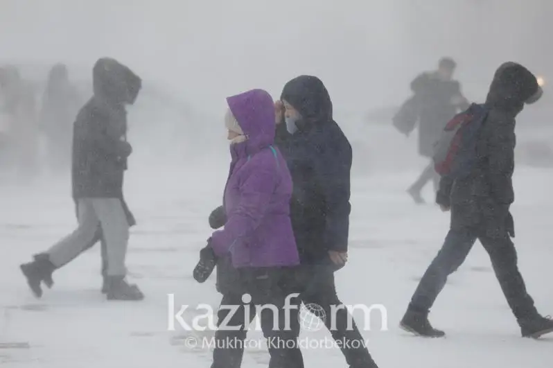 Jel, qalyń qar, boran – seısenbige arnalǵan aýa raıy boljamy