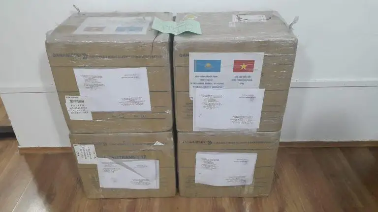 Atyraýǵa Vetnamnan gýmanıtarlyq kómek keldi