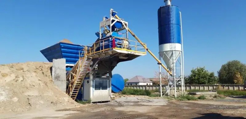 Maqtaaraldaǵy beton zaýyty aıyna 25-30 mln teńgeniń ónimin óndiredi
