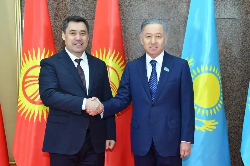 Nurlan Nyǵmatýlın Qyrǵyz Prezıdentimen kezdesti