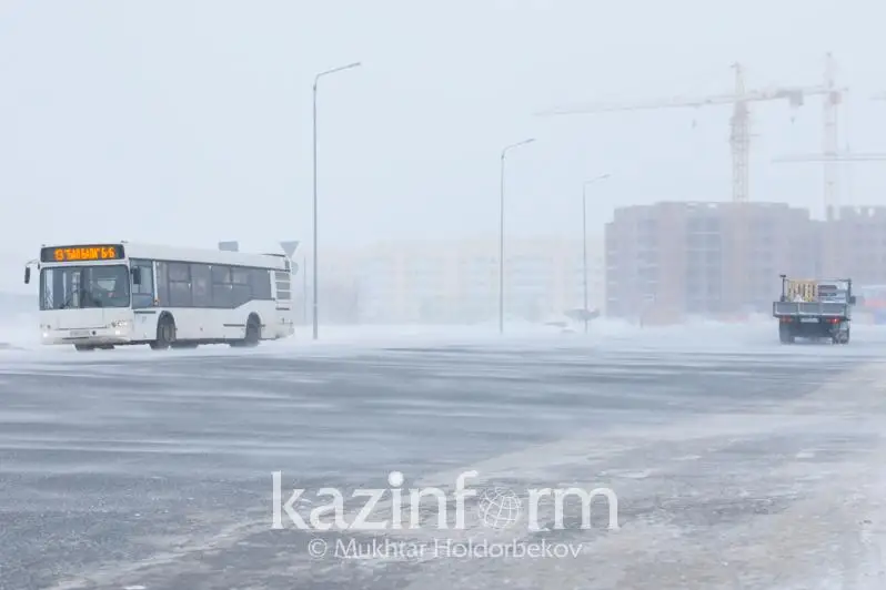 Elordada qala mańyna qatynaıtyn 20 avtobýstyń qozǵalysy toqtatyldy
