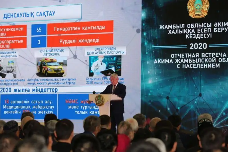 Berdibek Saparbaev: Jambyl oblysynda egistik alqaby 700 myń gektardan asatyn bolady