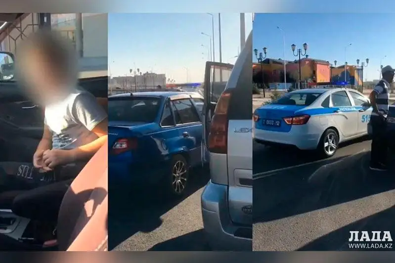 Aqtaýda jas bala júrgizgen kólik apatqa ushyrady