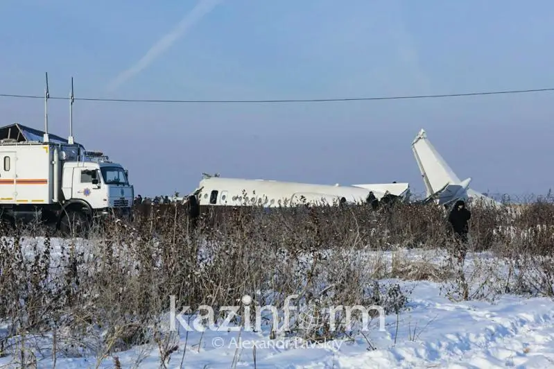 Черный ящик разбившегося самолета передадут в Межгосударственный авиационный комитет