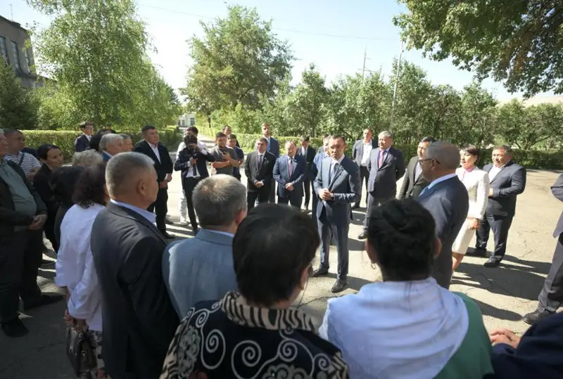 Спикер Сената встретился с жителями области Жетысу