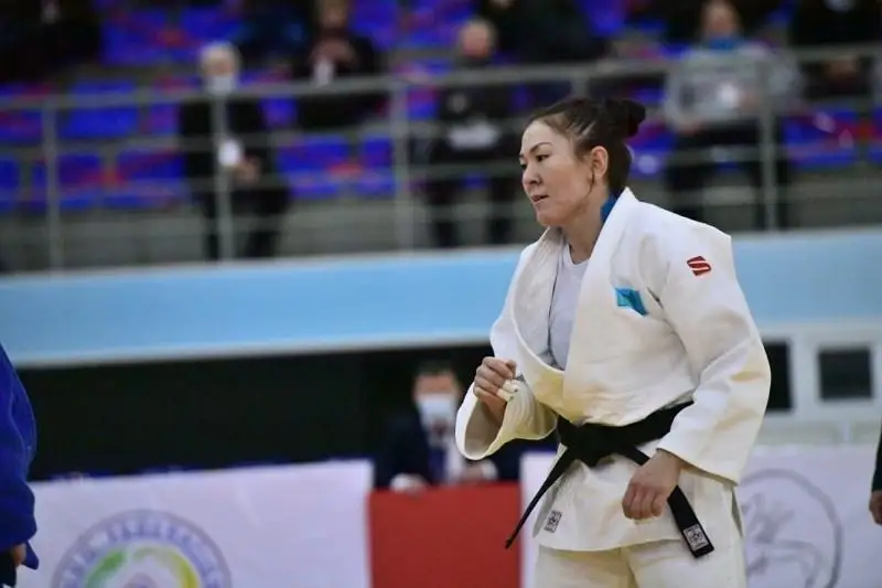 Зере Бектаскызы стала первой на Чемпионате РК по дзюдо