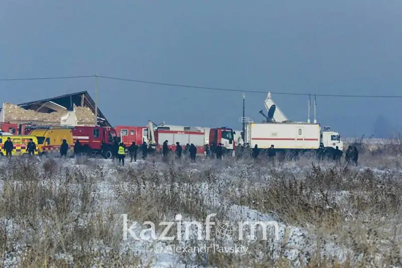 Правительственная комиссия прибыла на место падения самолета Bek Air
