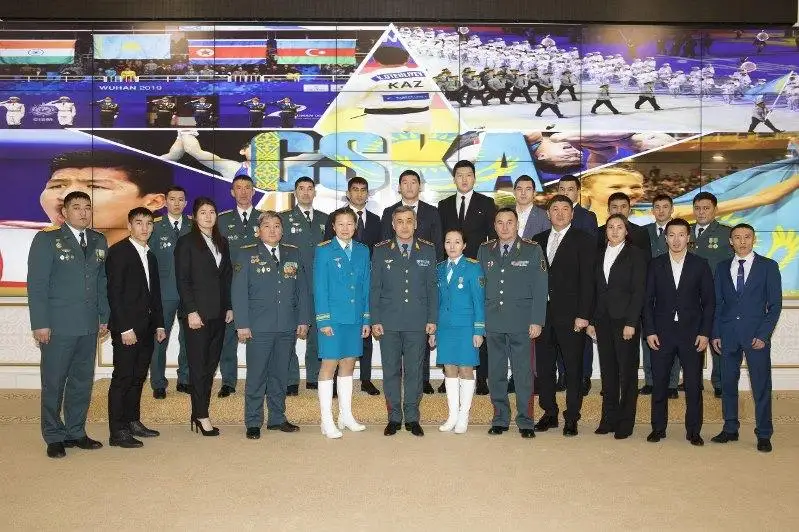 Чествование военных спортсменов прошло в Минобороны РК