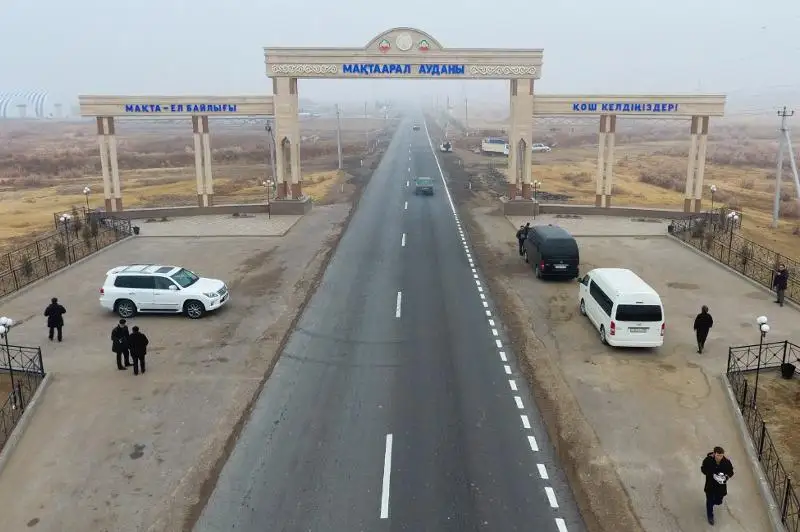 В Туркестанской области полностью обновят дороги республиканского значения