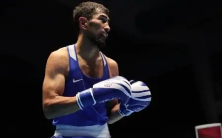 Казахстанский боксер Асланбек Шымбергенов вышел в полуфинал Азиады