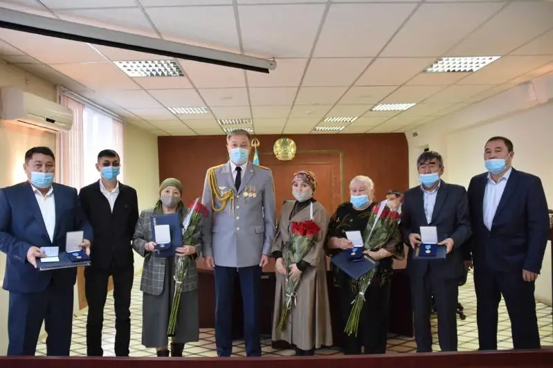 Членов семей погибших полицейских чествовали в Карагандинской области