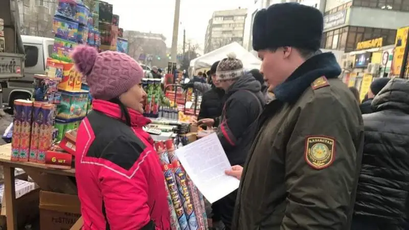 В Шымкенте на особом контроле торговля пиротехническими изделиями – ДЧС