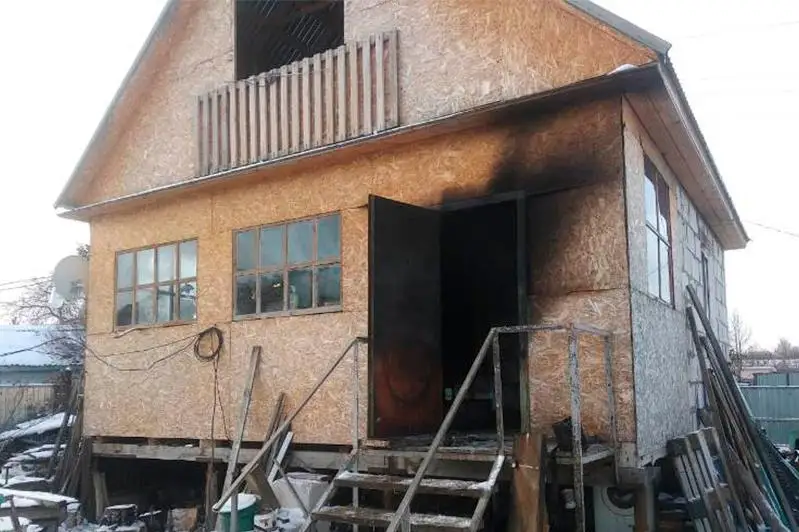 Из огня спасли мужчину в Кокшетау