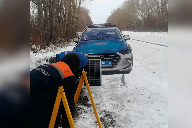 Макеты патрульных машин с проблесковыми маячками появились на дорогах ВКО