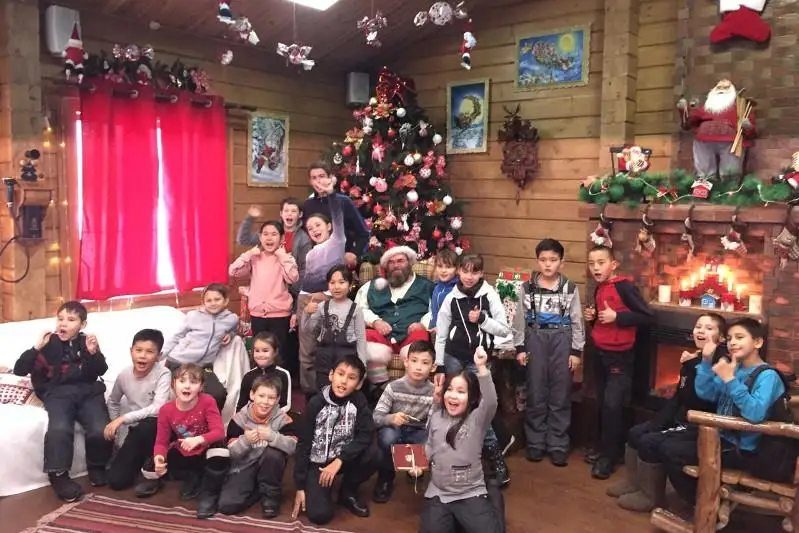 В резиденции Деда Мороза побывали дети из малообеспеченных семей Кокшетау