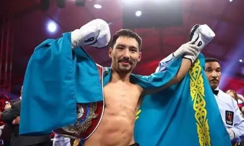 Официально объявлен бой Жанибека Алимханулы за два титула чемпиона мира