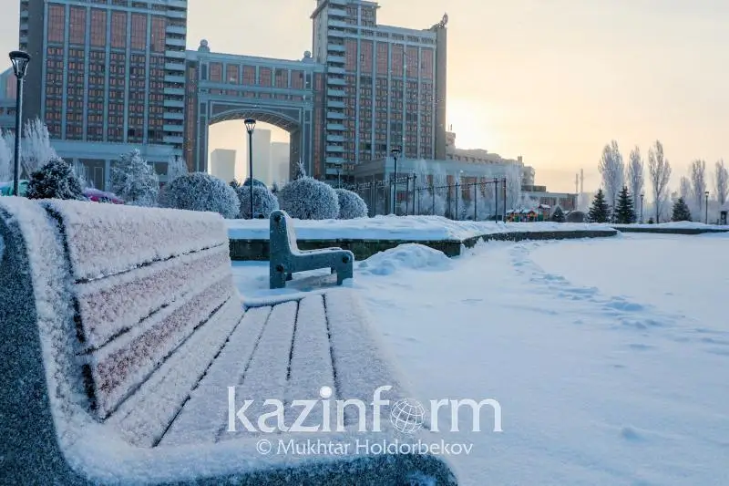 Новый год начнется с сильных морозов в ряде областей Казахстана