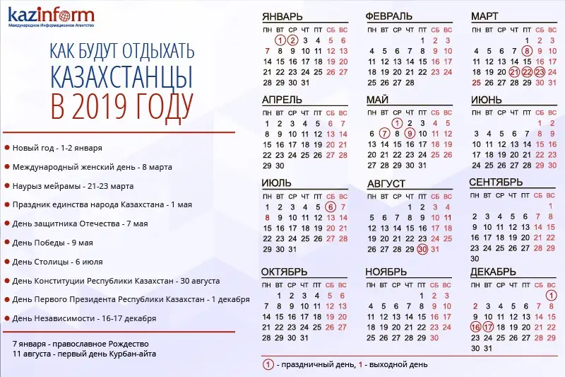 Дней в 2019. Праздничные дни в Казахстане 2019. Календарь казахстанских праздников. Календарь праздничных дней. Праздники в Казахстане в июле.