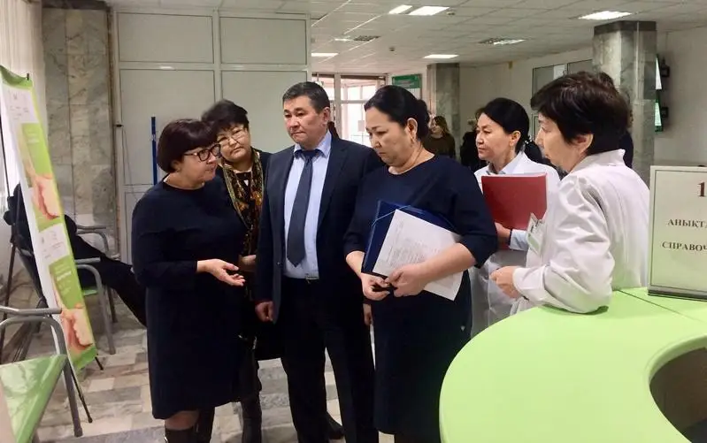 Медицинские объекты Жамбылской области проверили на готовность к внедрению ОСМС