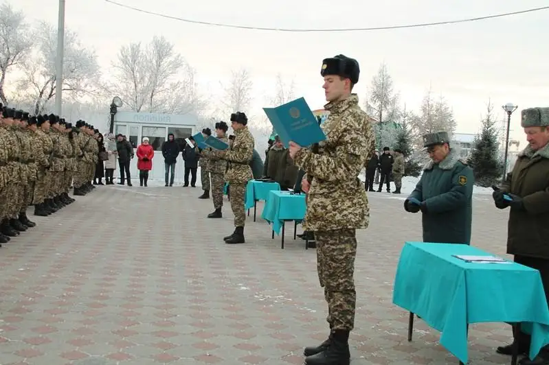 Более 40 стрелков приняли воинскую присягу в СКО