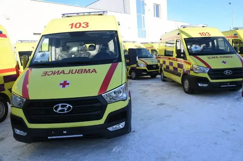 Станция скорой помощи получила новые автомобили в Нур-Султане