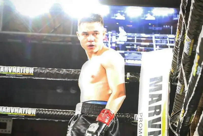 Казахстанский боксер назвал дату следующего боя после победного дебюта в США