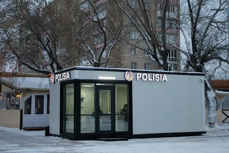 Современные стационарные посты полиции устанавливают в Петропавловске