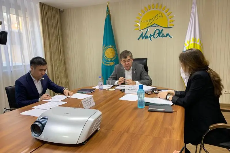 Елжан Биртанов провел личный прием граждан в партии «Nur Otan»