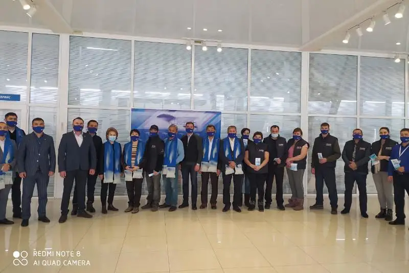 Представители партии «Ак жол» провели предвыборные встречи в Кокшетау