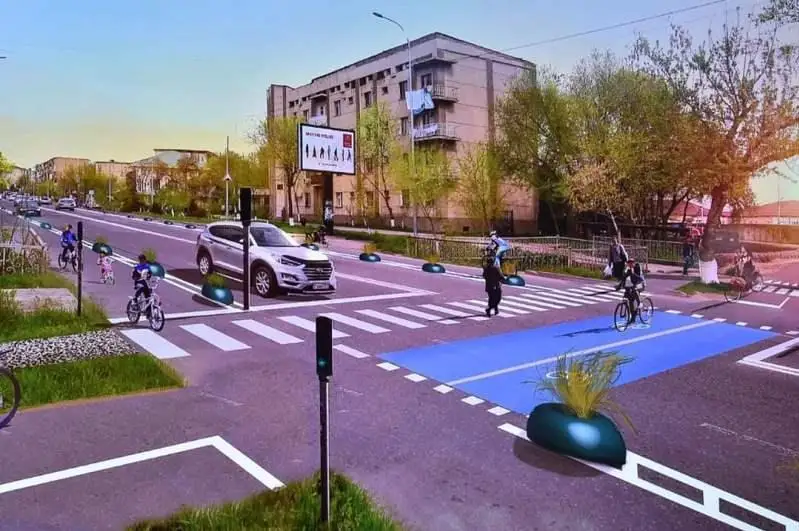 В акимате Шымкента представлена пятилетняя стратегия развития городской велосети