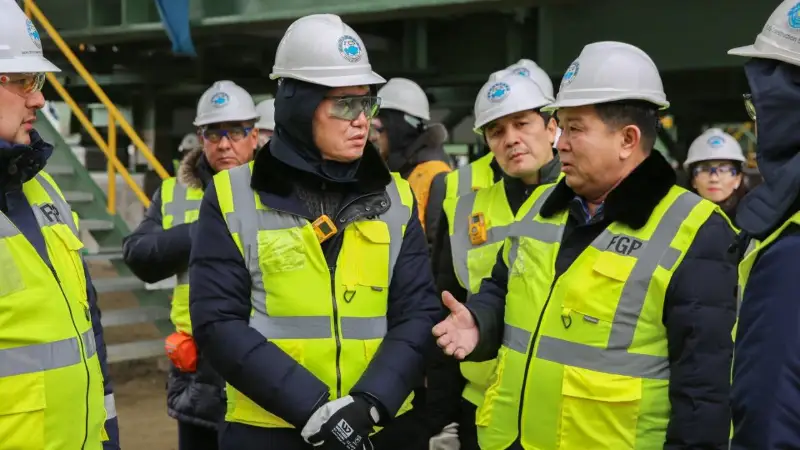 Алик Шпекбаев посетил Тенгизское месторождение