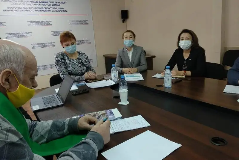 Встреча с членами регионального штаба непартийного наблюдения за выборами прошла в Усть-Каменогорске