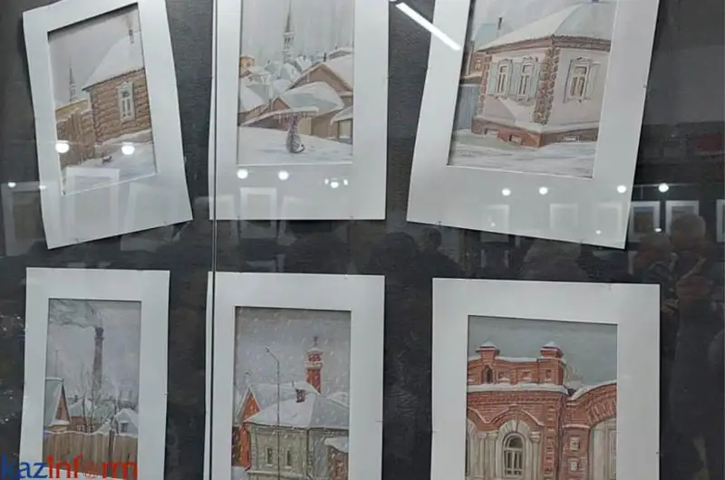 Старинные дома представлены на выставке журналиста – художника из Семея