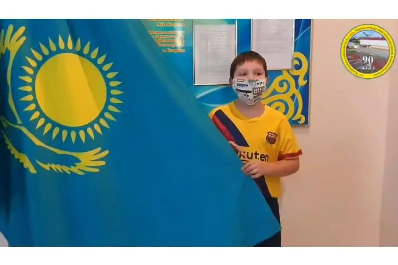 Костанайские школы приняли участие в акции «Менің туым - менің Отаным»