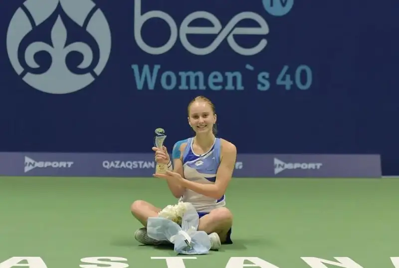 Россиянка Полина Кудерметова выиграла теннисный турнир в Астане