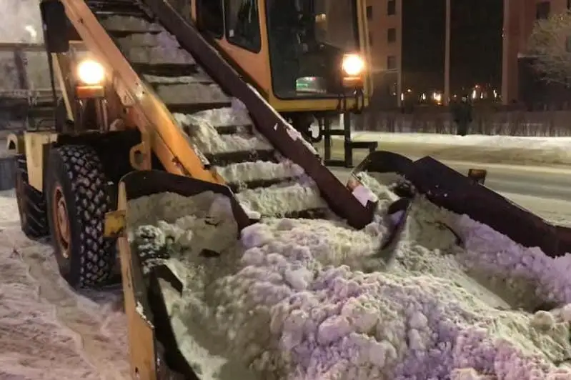 Наказать предприятия за неубранный снег поручил аким Петропавловска