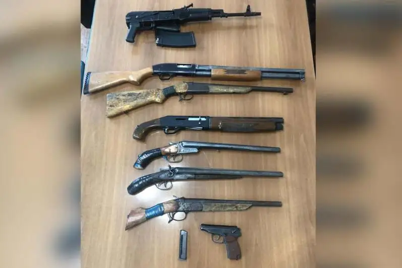 Боевой арсенал изъяли у павлодарца в Алматы