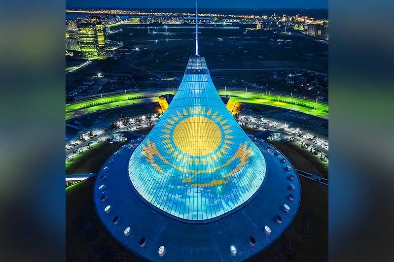 Акция «Менің Туым - менің Отаным!»: более тысячи флагов вывешены по всей столице