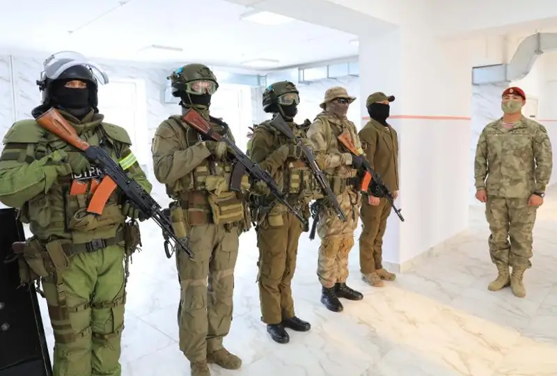 Здание отряда специального назначения «Беркут» открыли в Таразе