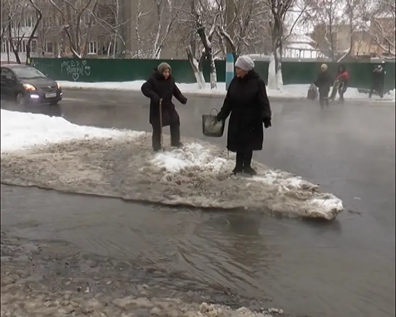 прорыва теплотрассы