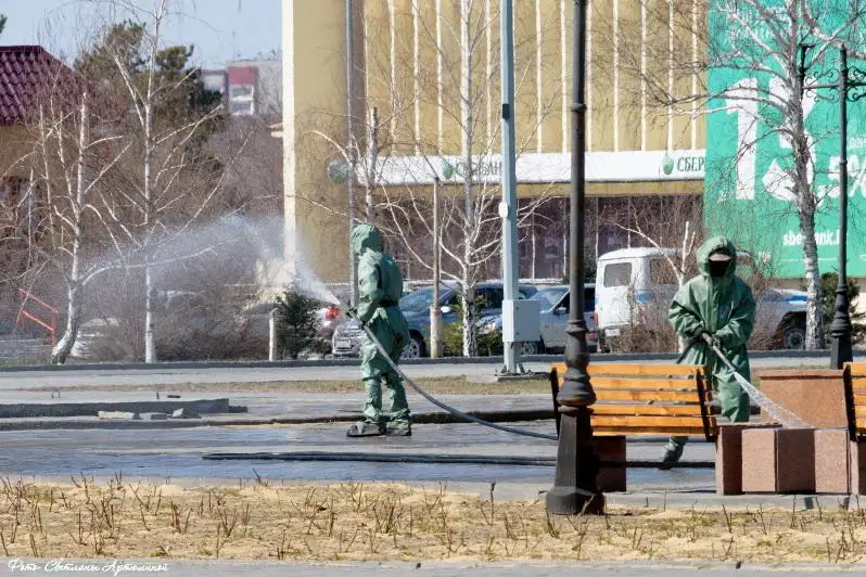 Около 150  социально значимых  объектов продезинфицировали в Семее